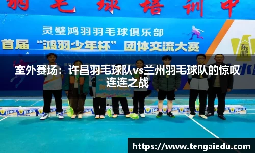 室外赛场：许昌羽毛球队vs兰州羽毛球队的惊叹连连之战
